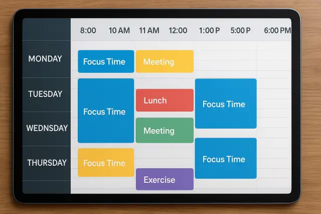 Why Time Blocking Is Trending Among CEOs and Students