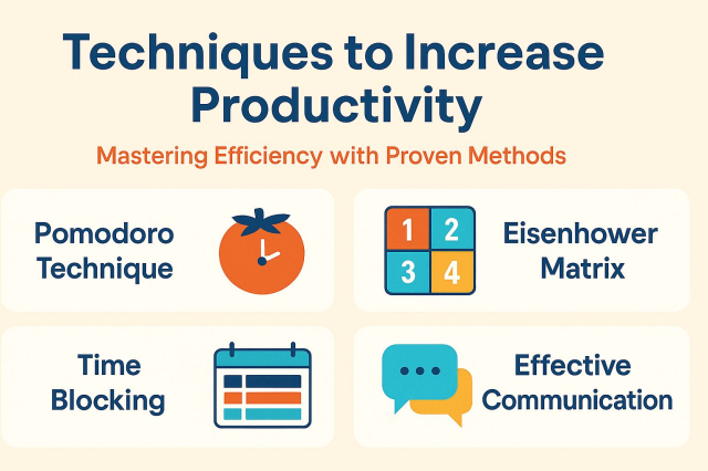 Techniques to Increase Productivity: Mastering Efficiency with Proven Methods