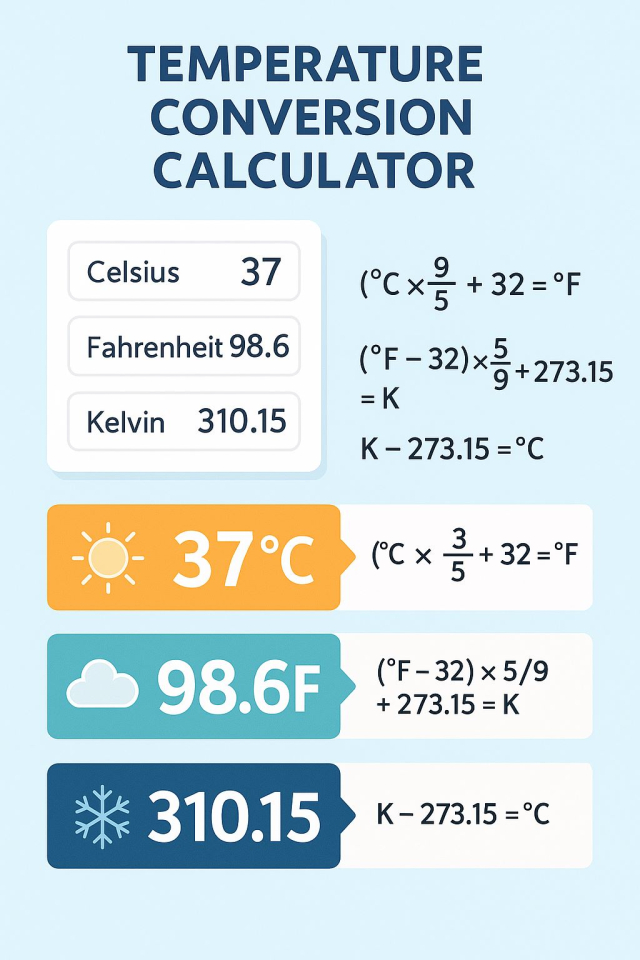 Temperature conversion calculator