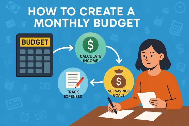How to Create a Monthly Budget Using a Financial Calculator 
