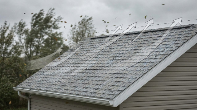 How to calculate roof wind load: formula, steps and example