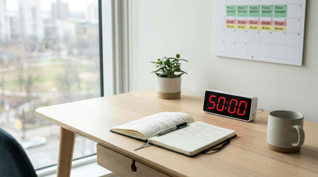how to calculate optimal break schedule for focused work