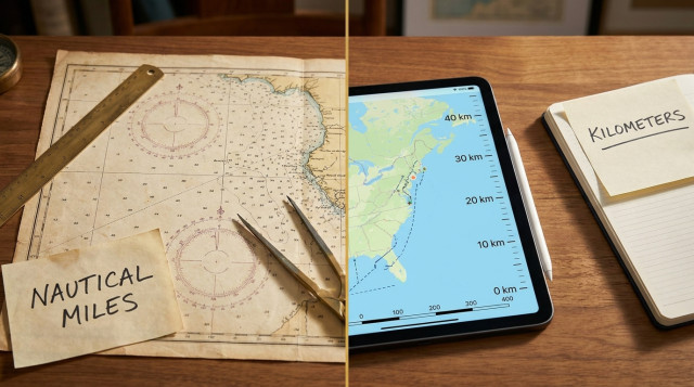how to convert nautical miles to kilometers: formula, steps and quick method
